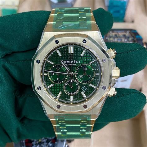audemars piguet green chrono